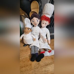 Disney Rare Ratatouille Plush Doll Set